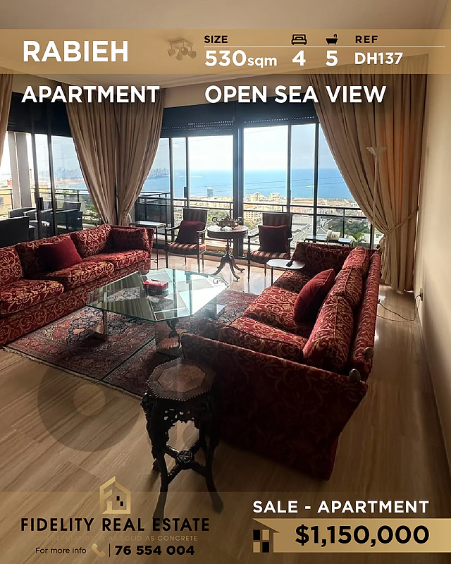 Apartment for sale in Rabieh DH137 شقة للبيع في رابيه