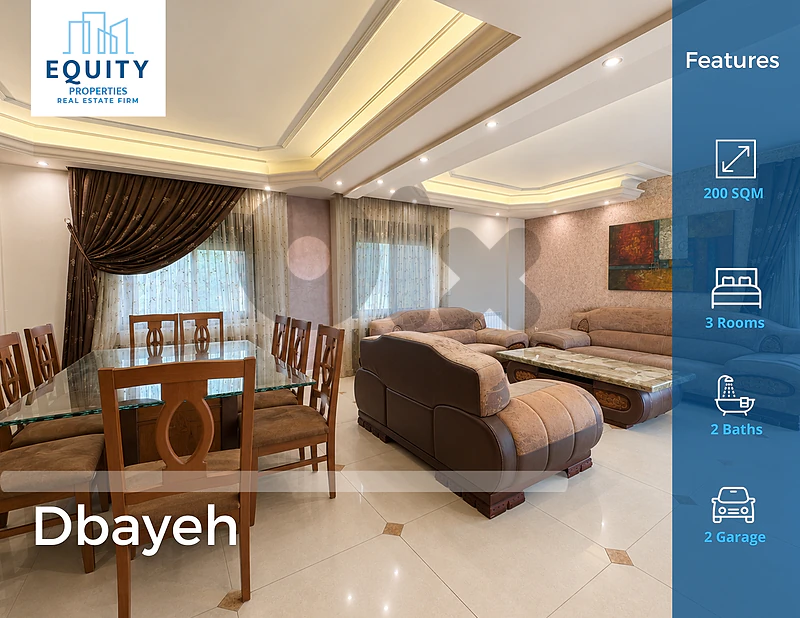 200 SQM Apartment For Sale In Dbayeh With Sea View #RH56343