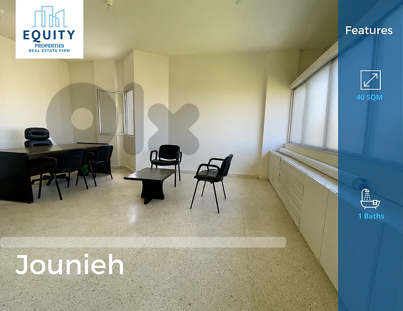 Furnished 40 SQM Office For Rent In Jounieh Prime Location #RK56656