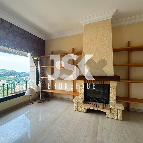 L21959 Duplex Apartment With Sea view For Sale in Broumana
