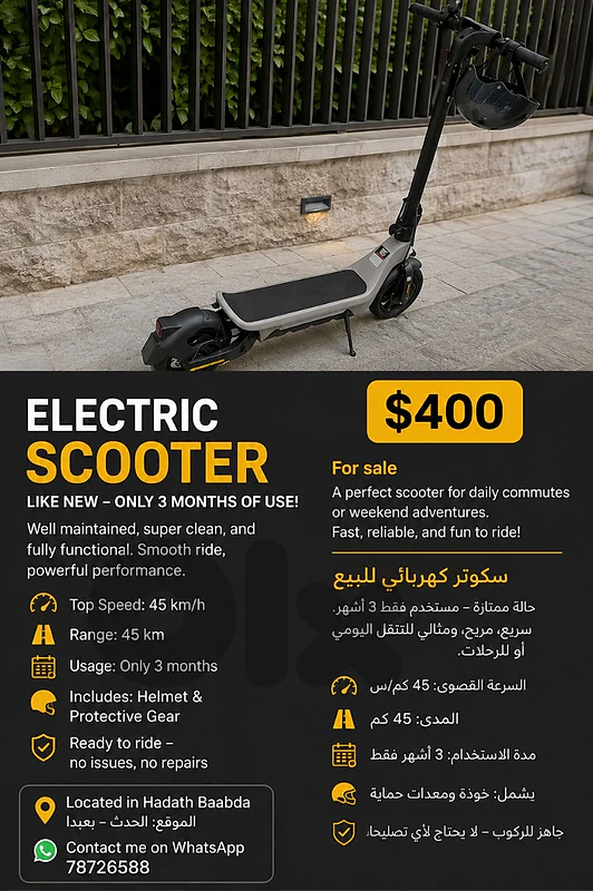 electric scooter