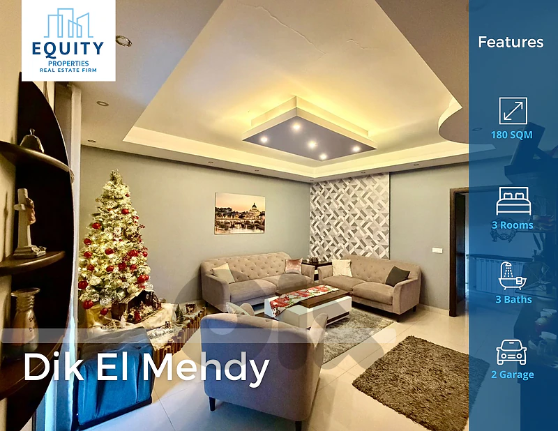 Furnished 180 SQM Apartment For Sale In Dik El Mehdy #CK56830