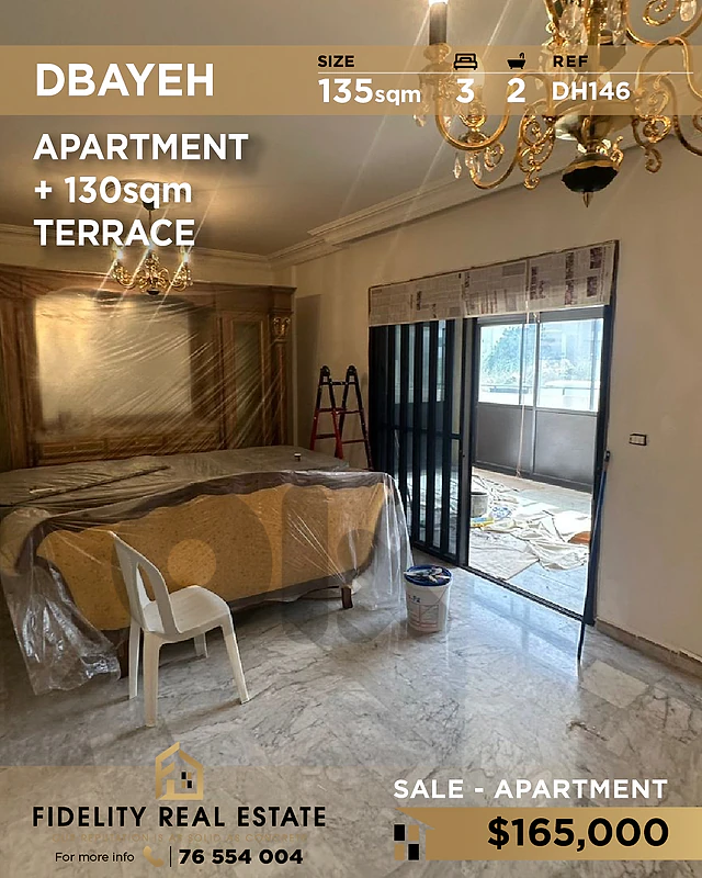 Apartment for sale in Dbayeh DH146 شقة للبيع في ضبية