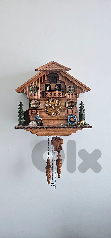 Aleko Handcrafted Cuckoo Wall Clock