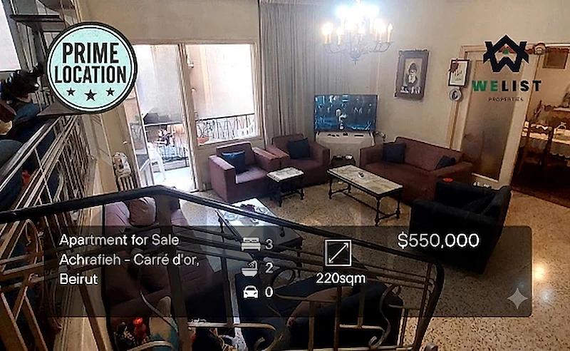 Apartment for sale in Achrafieh - Carré d'or