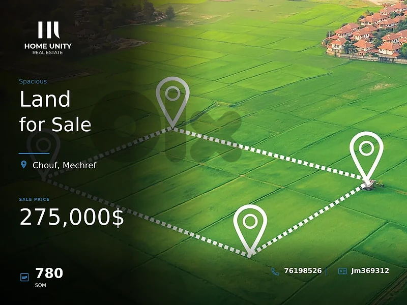 Residential land for Sale, located in Mechref , Chouf