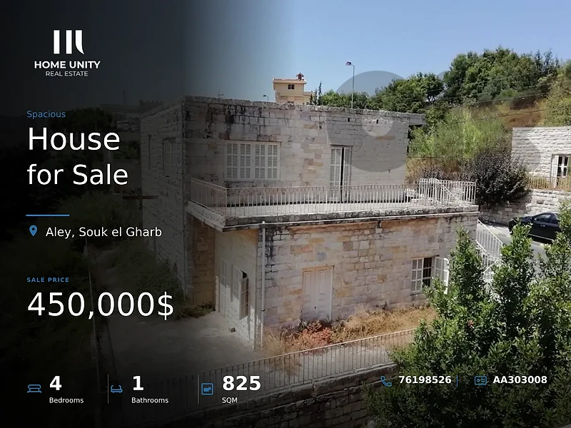4-bedrooms villa for Sale , located in Souk el Gharb - prime location