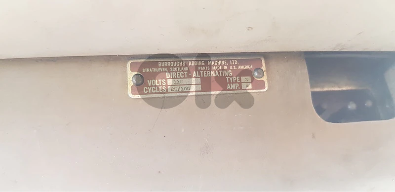 vintage burroughs adding machine
