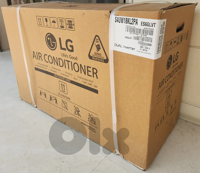 New 18,000 BTU LG AC dual Inverter - Sealco Dealership. 10 yr warranty