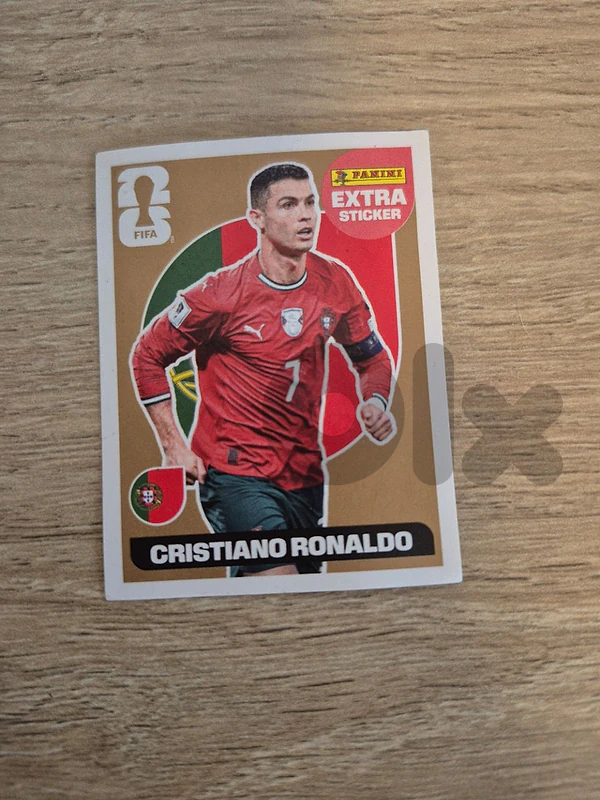 CR7 Bronze extra sticker panini