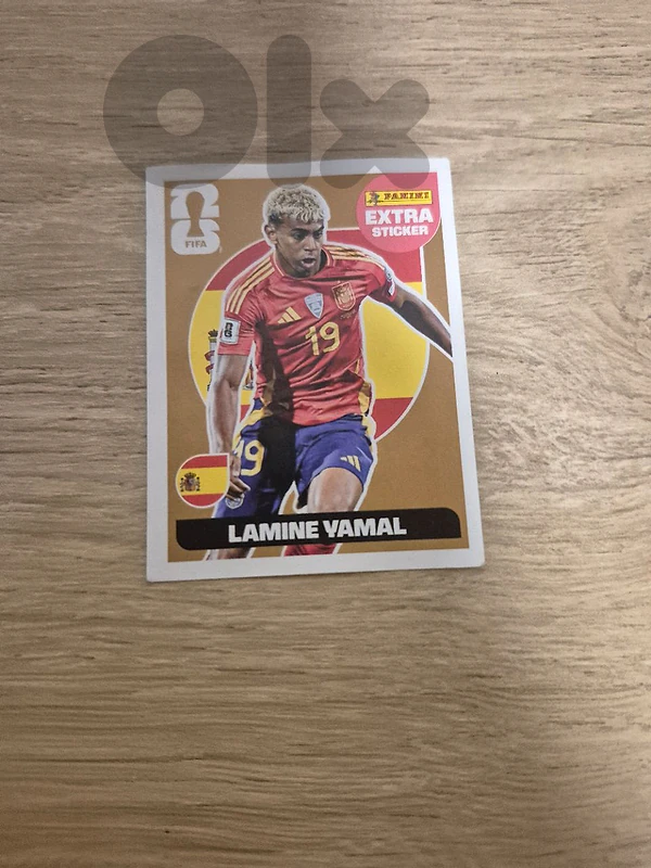 Lamine Yamal Bronze extra sticker Panini