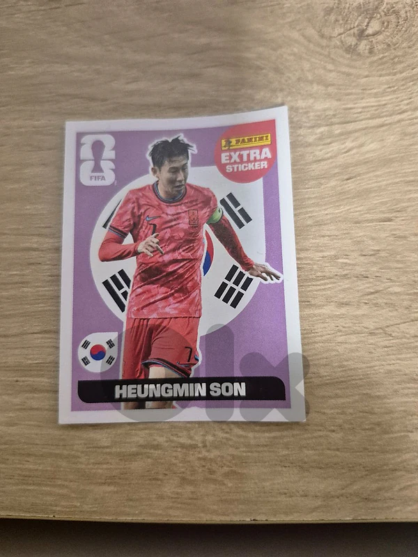 Heungmin Son Purple Extra sticker Panini