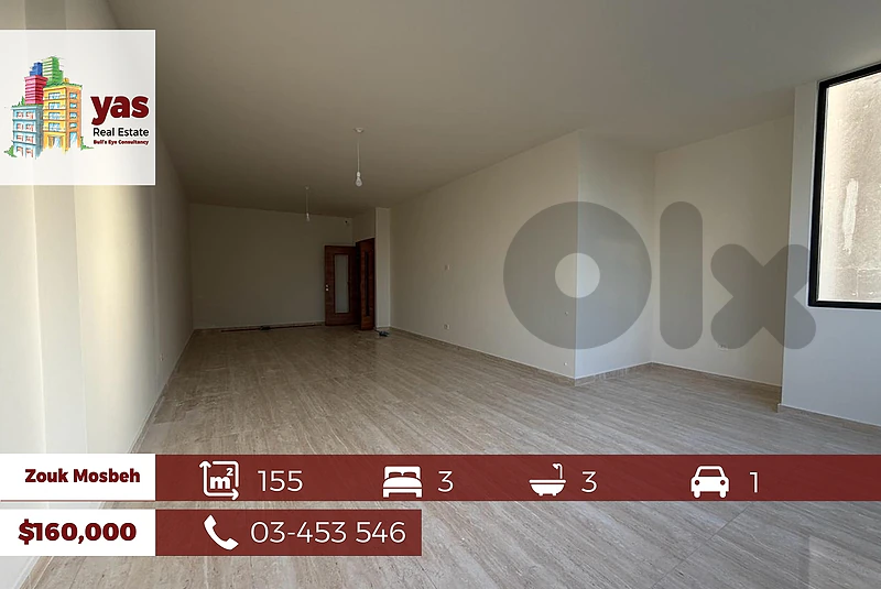 Zouk Mosbeh 155m2 | Brand New | Excellent Condition | Calm Area | EH |