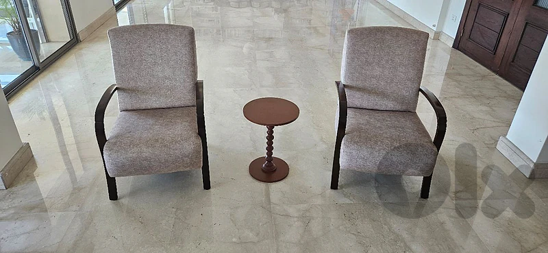 2 Newly Upholstered Armchairs