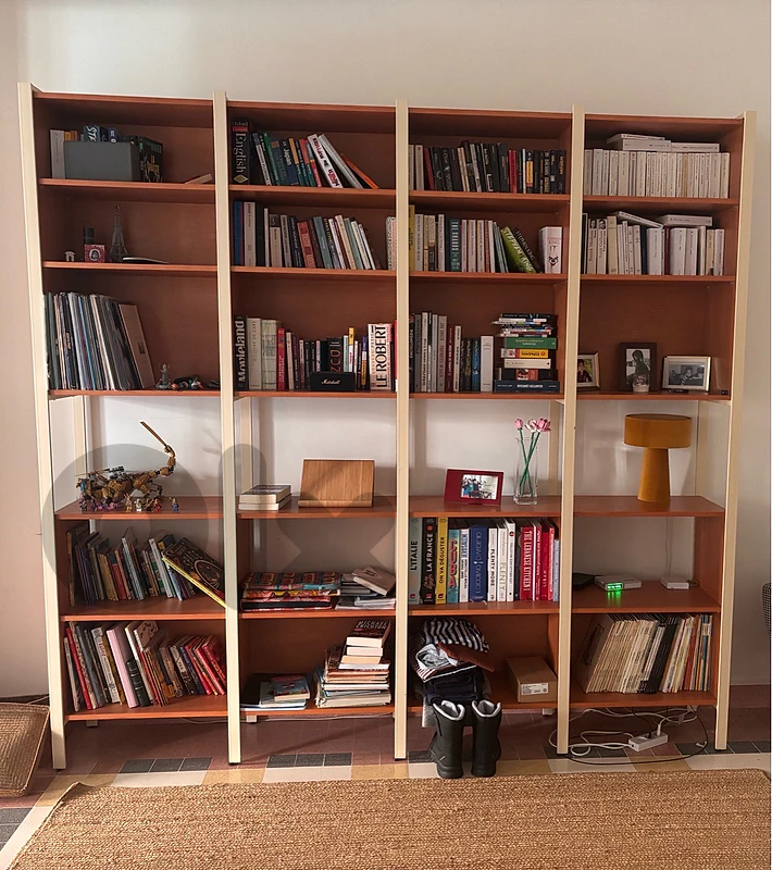Handmade Metal & Wood Bookshelf