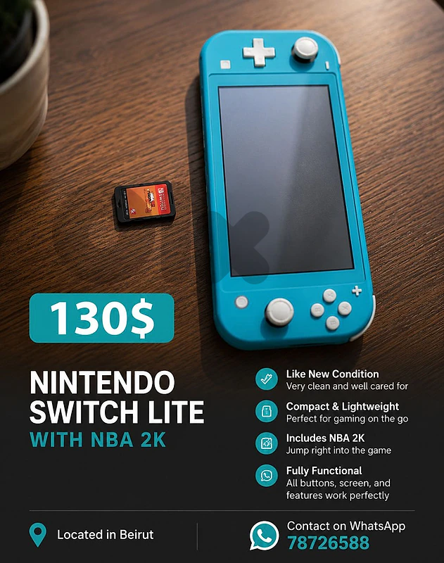 Nintendo switch light