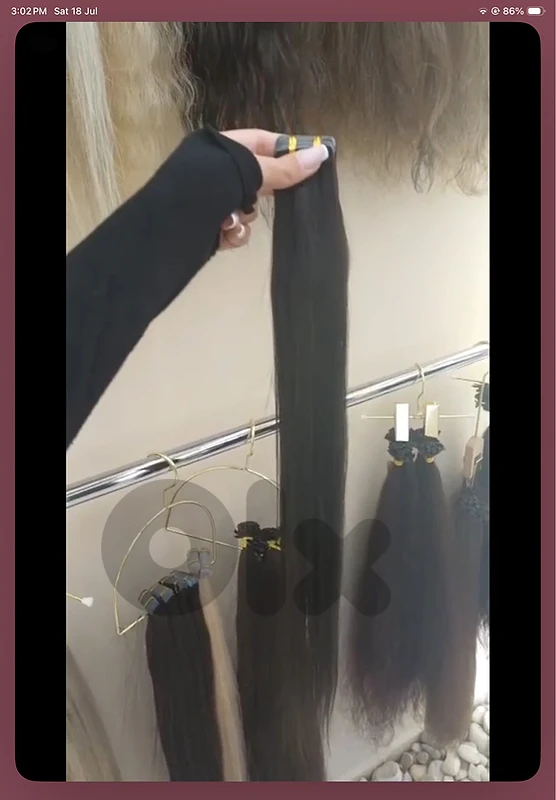 3 packets tape in hair extensions / Brand new ( natural hair)