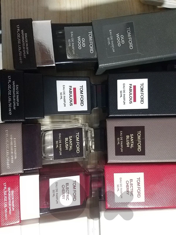 Tom Ford empty bottles
