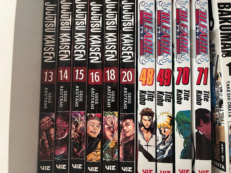 Bleach and JJK manga for sale