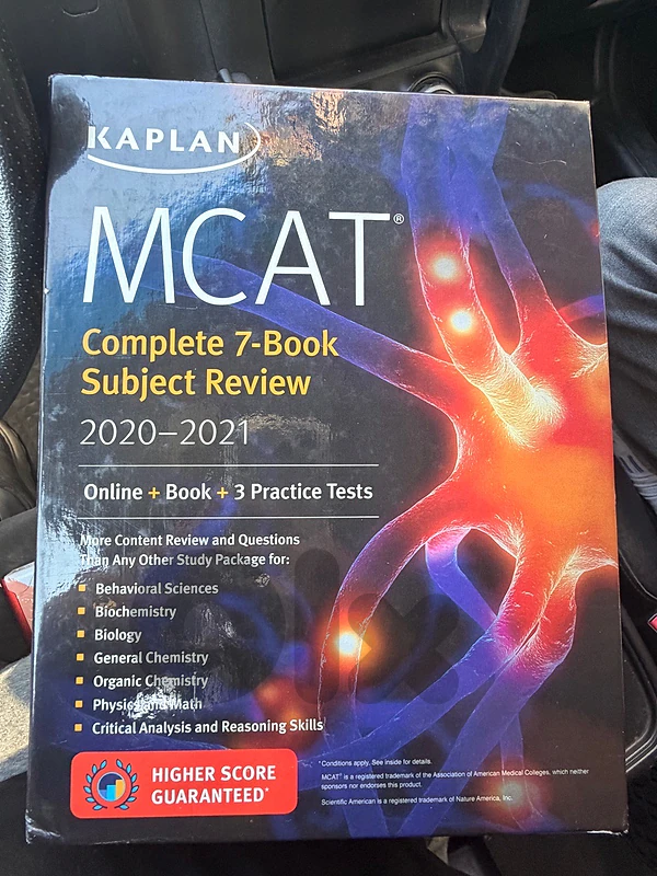 MCAT Kaplan complete 7 book review
