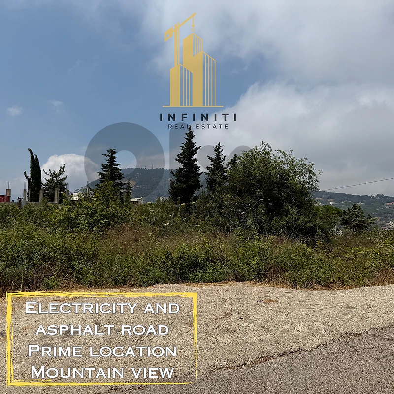 Land for sale in Qabrechmoun, Aley أرض مميزة للبيع في قبرشمون - عاليه