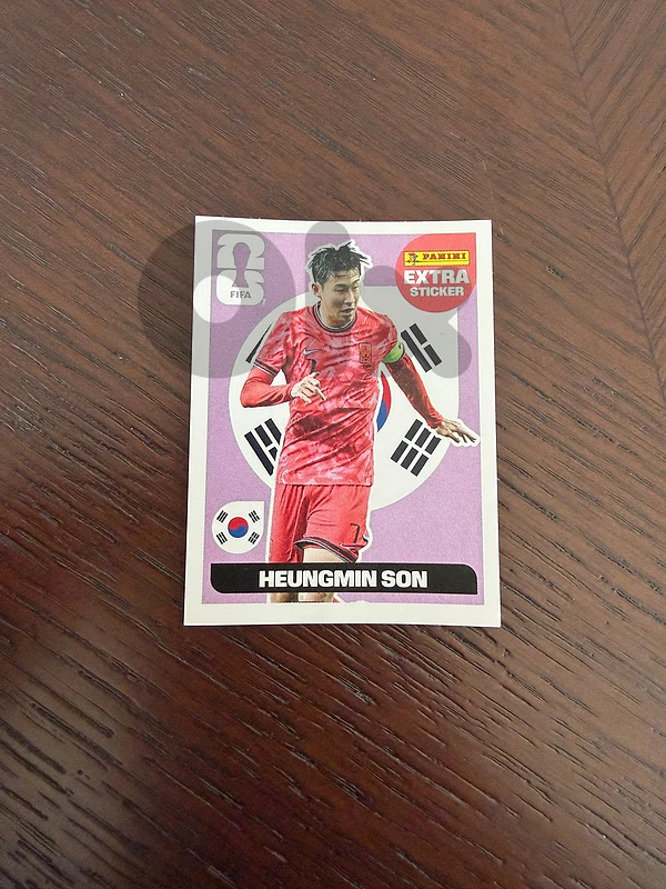 heungmin son extra sticker