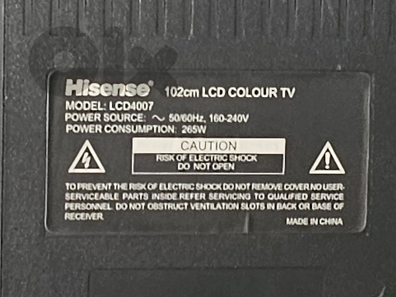 Hisense 40" full HD tv