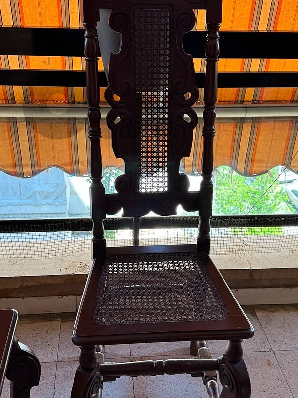 wooden chairs