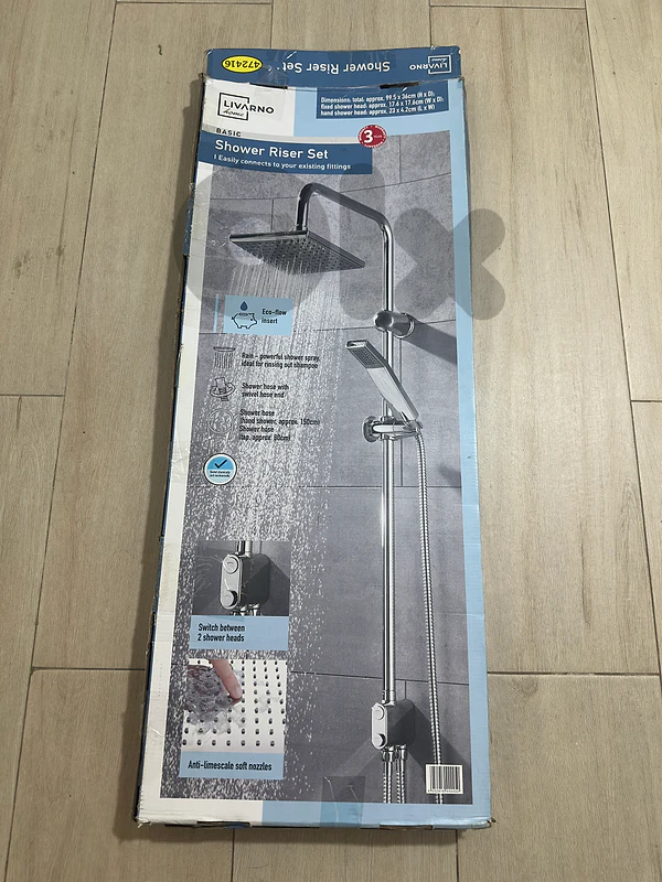 shower riser full set