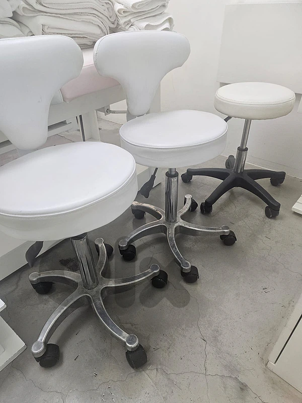 stools and bed