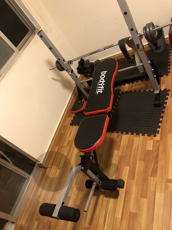 Complete Home Gym Set – Adjustable Bench