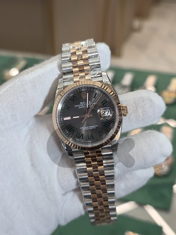 Rolex datejust wimbledon 36 super clone