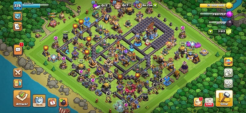 Clash of Clans TH18 Account | Level 226 | 3600 Gems