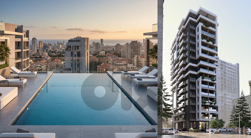Under Construction Apts For Sale in Hamra 418,000$ شقق للبيع في الحمرا