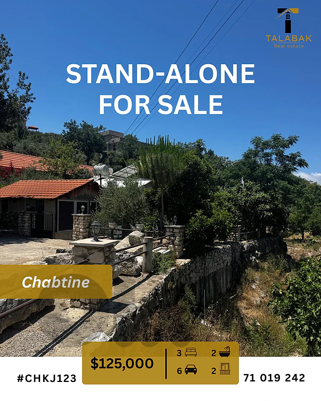 Stand-alone House for sale in Chabtine Batroun