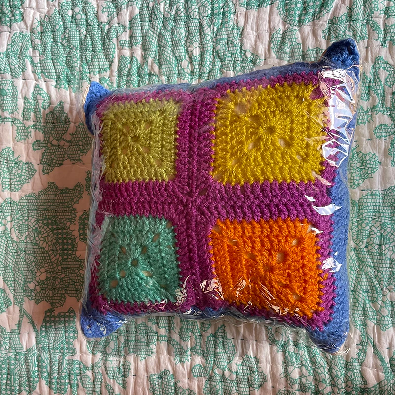 CROCHET CUSHION SMALL