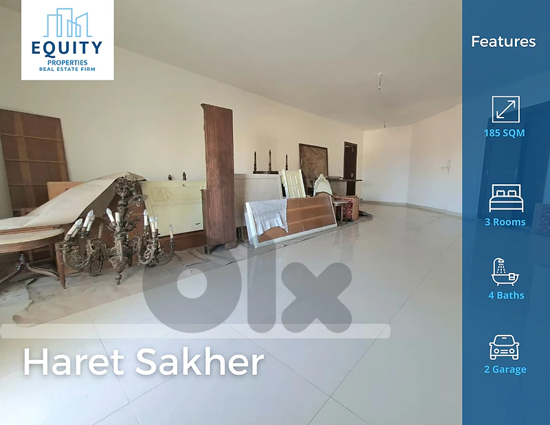 185 SQM Apartment For Rent In Haret Sakher شقة للإيجار #HS57994