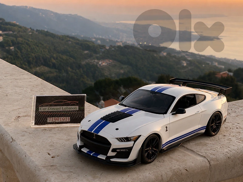 ford mustang shelby gt500 2020 scale 1/18 diecast model car