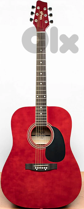 Stagg SA20D Red Acoustic Guitar
