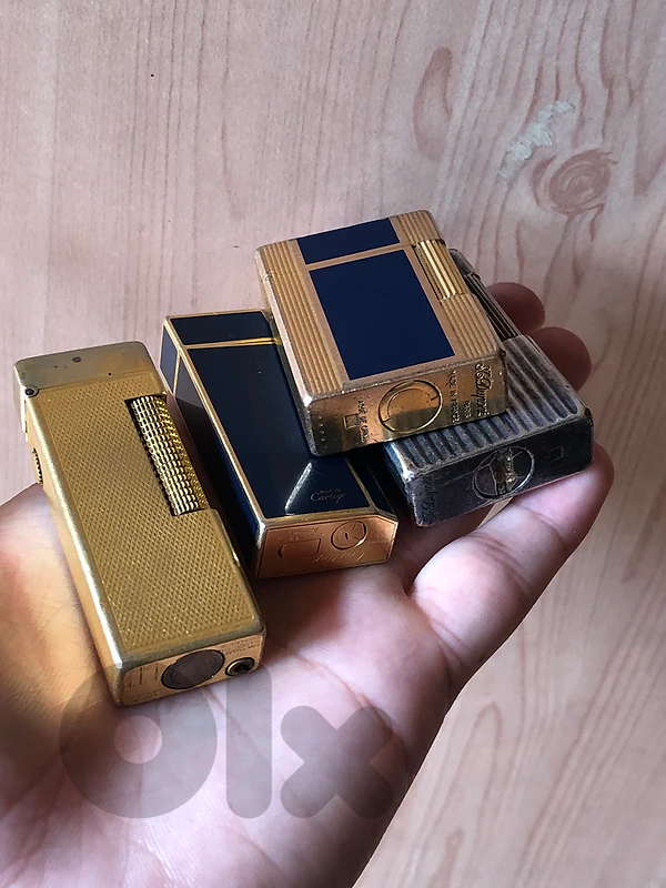 4 قدحات مع بعض ما بعرف شي عنون Cartier w DUPONT W Dunhil