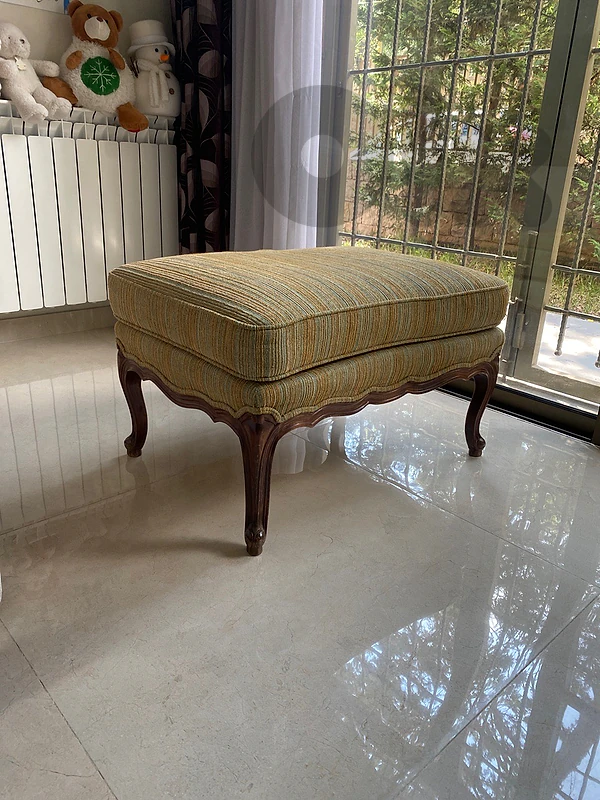 vintage french style bench/ottoman