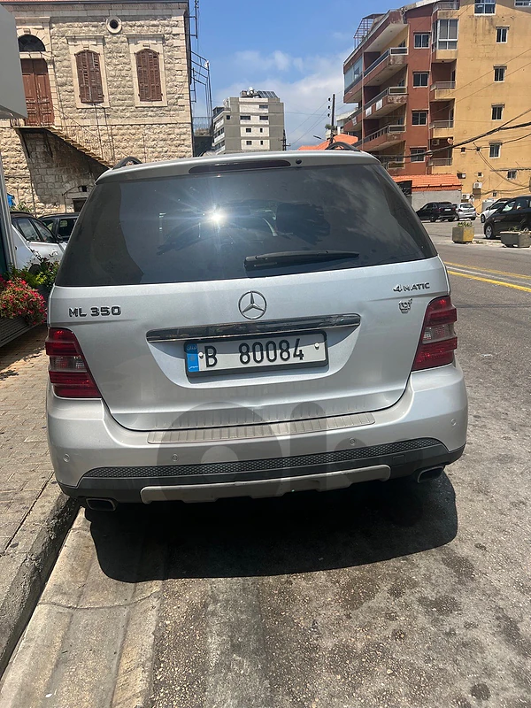 Mercedes-Benz ML-Class 2008 ML 350 -2008 with special car plate