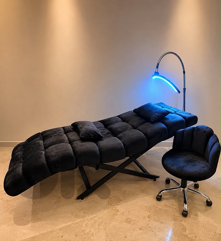 Adjustable Luxury Eyelash & Facial Treatment Bed