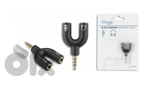 Stagg In/Out Audio Splitter Adapter