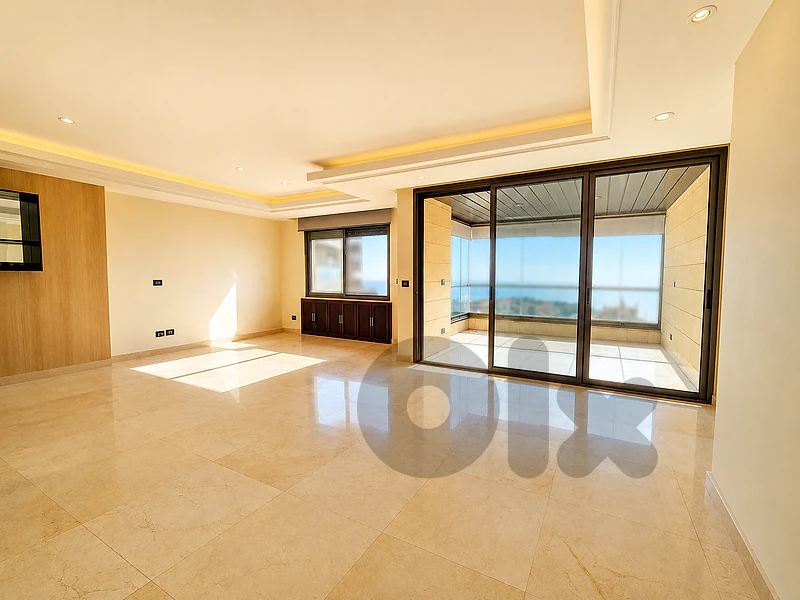 Apartment for Sale in Biyada | Unblockable Panoramic Sea Viewشقة للبيع
