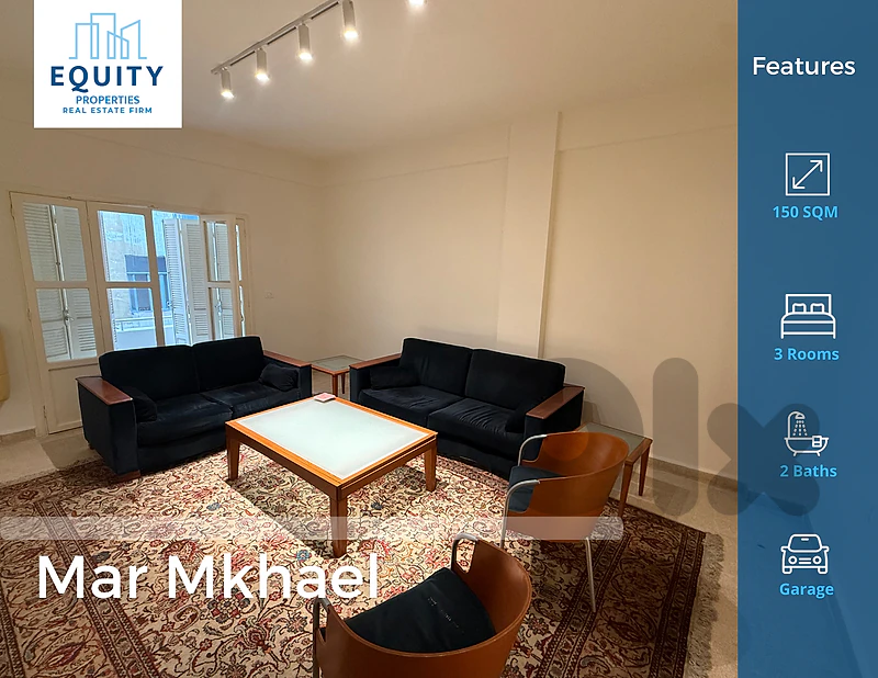 Furnished 150 SQM Apartment For Rent In Mar Mkhael Achrafieh #HH58449