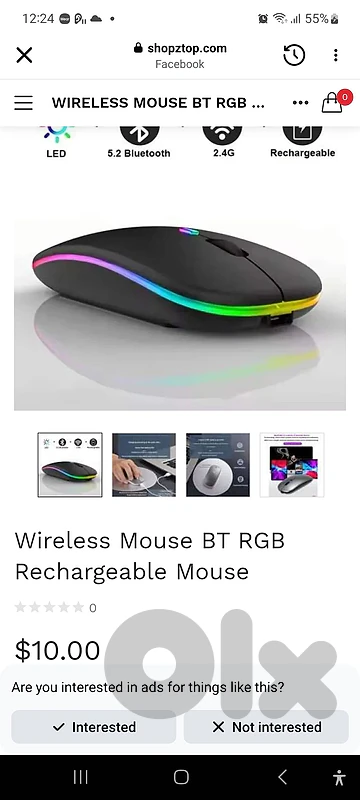 wireless rechargeable mouse.