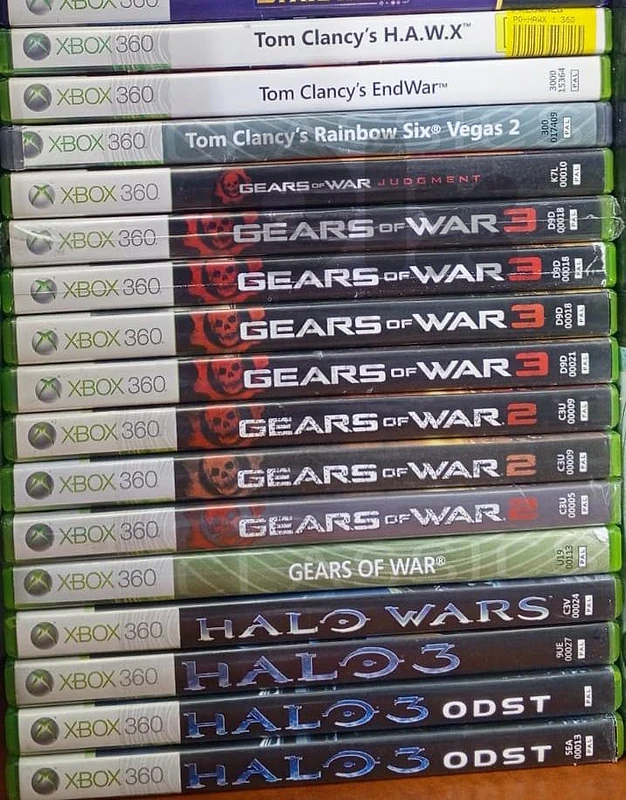 biggest collection of original games xbox 360 and games cd PS3
