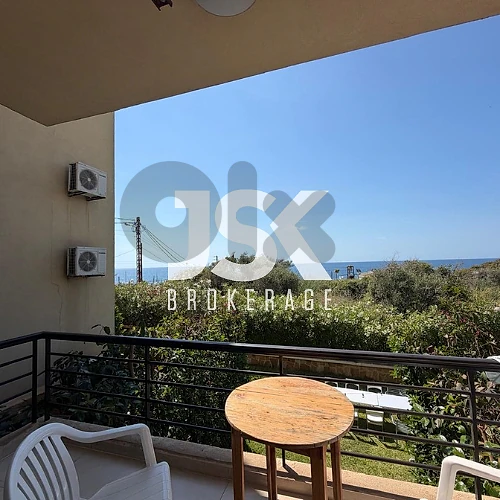 L21993 Apartment Furnished With Sea View For Rent In Batroun, Thoum