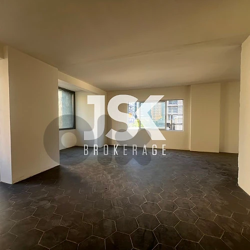 L22001 Office in Strategic Building With Terrace For Rent in Badaro